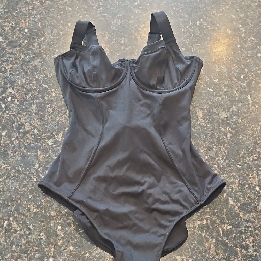 TA3 Sophisticated Black One-Piece Swimsuit